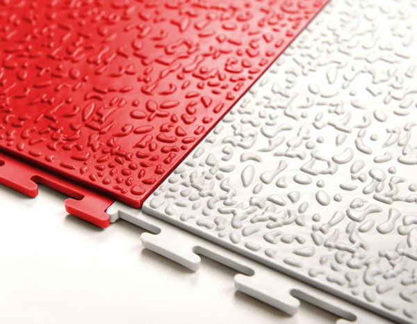 Плитка ПВХ Standart Text, 6 мм, 500*500, красный