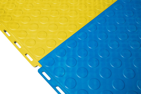 Плитка ПВХ Standart Fix, 6 мм, 500*500, жёлтый