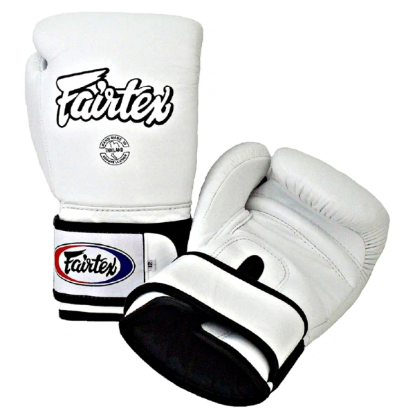 Снарядные перчатки Fairtex TGT7 Universal Bag Gloves Black, белый – фото