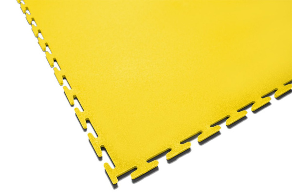 Плитка ПВХ Standart Flat, 5 мм, 500*500, жёлтый