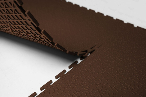 Плитка ПВХ Standart Modern, 500*500, коричневый – фото