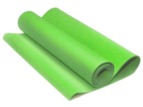 Коврик для фитнеса GO DO, 6 мм, EVA, зелёный – фото