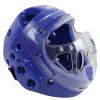 Шлем для тхэквандо BoyBo ВНТ45, с маской, синий – фото