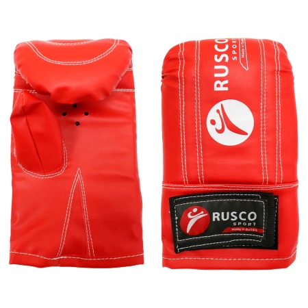 Снарядные перчатки RuscoSport, красный – фото