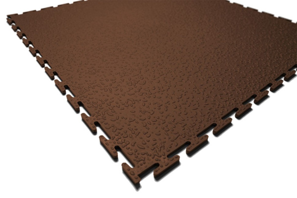 Плитка ПВХ Standart Modern, 500*500, коричневый – фото