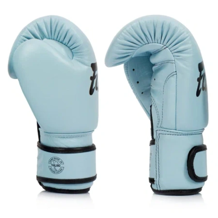 Боксерские перчатки Fairtex BGV20, женские, тренировочные, голубой – фото