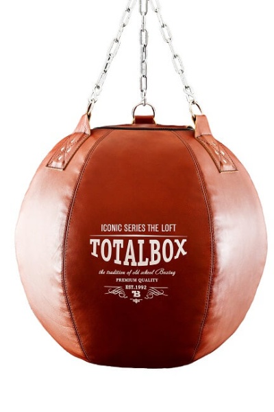 Боксерская груша «LOFT Шар», 62 см, диаметр 25/62/25 см, 45 кг – фото