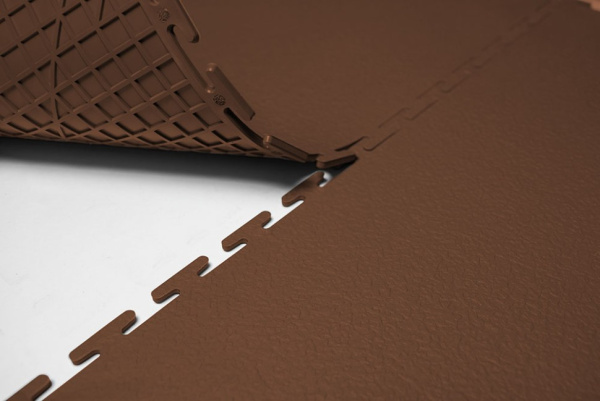 Плитка ПВХ Standart, 5 мм, 500*500, коричневый