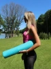 Коврик для йоги и фитнеса ESPADO ES2121, 3 мм, ПВХ, голубой – фото