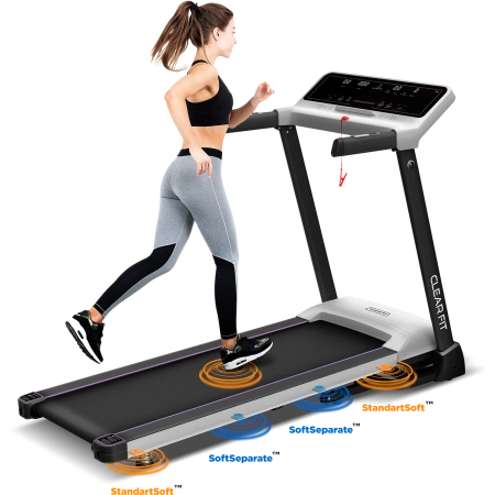 Беговая дорожка Clear Fit CrossPower CT 450 AI, электрическая, домашняя – фото