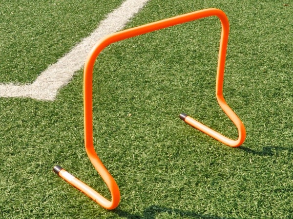 Барьер тренировочный футбольный FT-M40, 45 х 41 см, оранжевый – фото