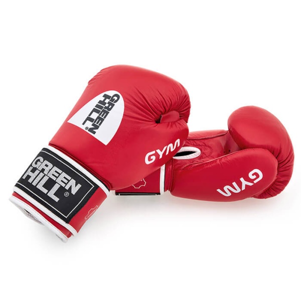 Боксерские перчатки Green Hill GYM BGG-2018, тренировочные, красные – фото
