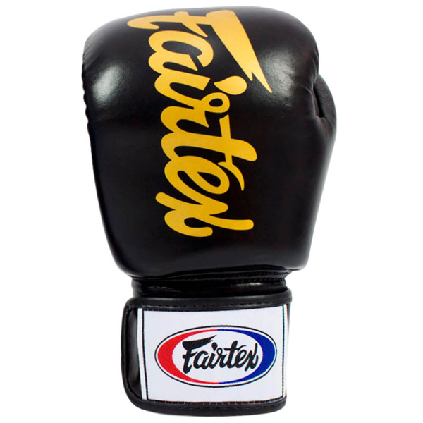 Боксерские перчатки Fairtex BGV19, тренировочные, чёрный – фото
