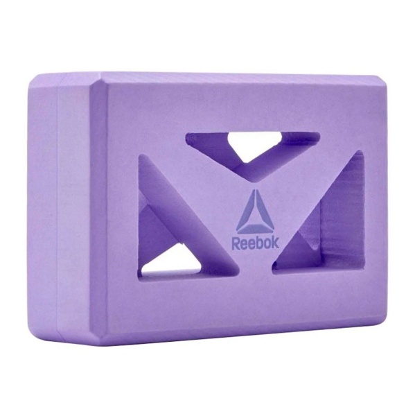 Кирпич для йоги с прорезями Reebok RAYG-10035PL, фиолетовый – фото