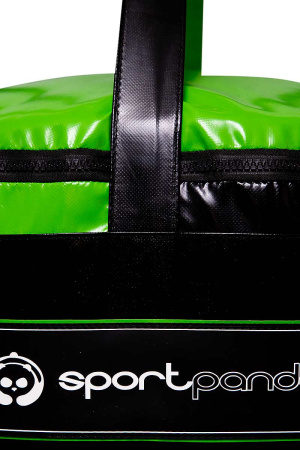 Боксерский мешок SportPanda 180 см, диаметр 45 см, вес 85 кг, черный / зеленый