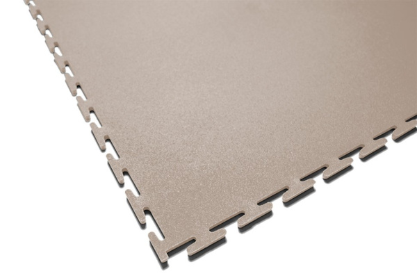 Плитка ПВХ Standart Flat, 5 мм, 500*500, бежевый