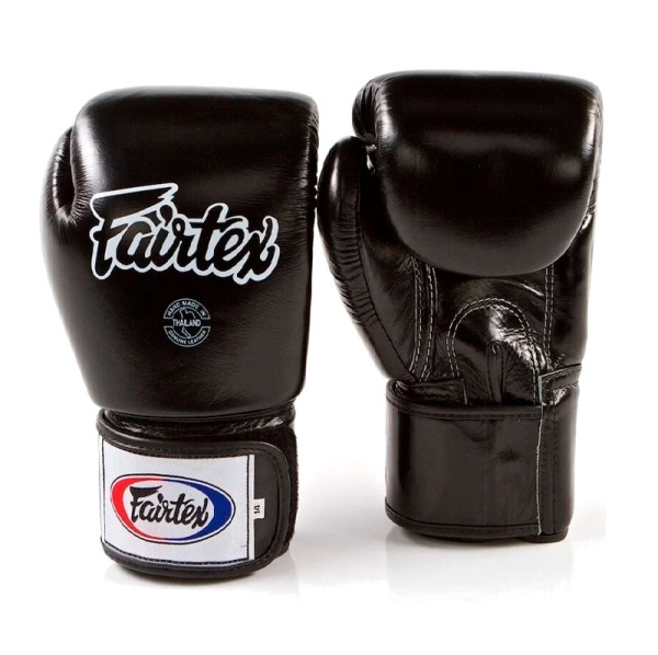 Боксерские перчатки Fairtex BGV1, тренировочные, чёрный – фото