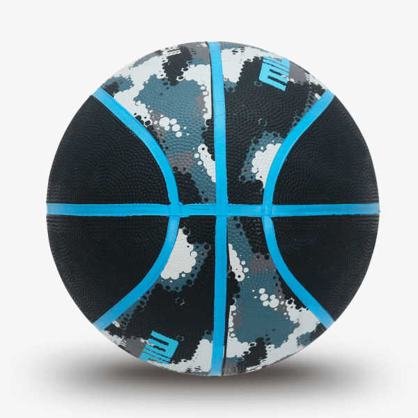 Мяч баскетбольный INGAME Military №7, серо-голубой – фото