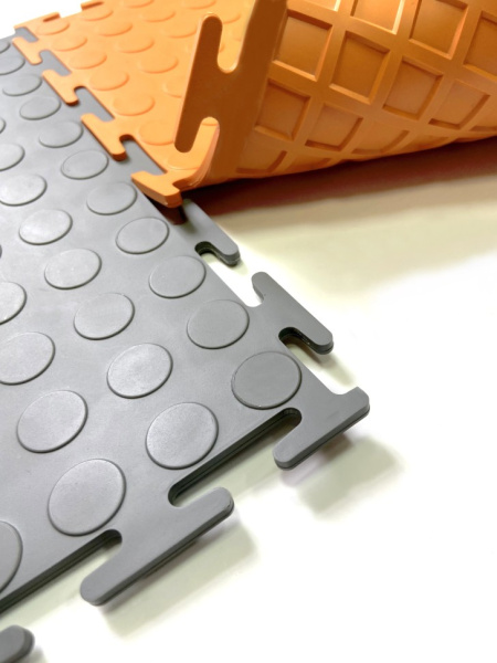 Плитка ПВХ Mini Prom, 5 мм, 250*250, серый