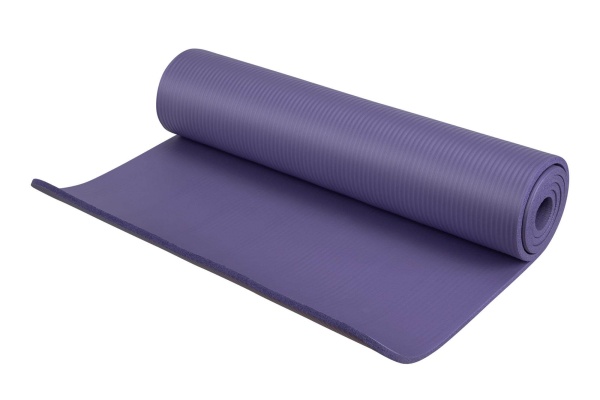 Коврик для фитнеса и йоги Green Hill, 4 мм, каучук, фиолетовый – фото