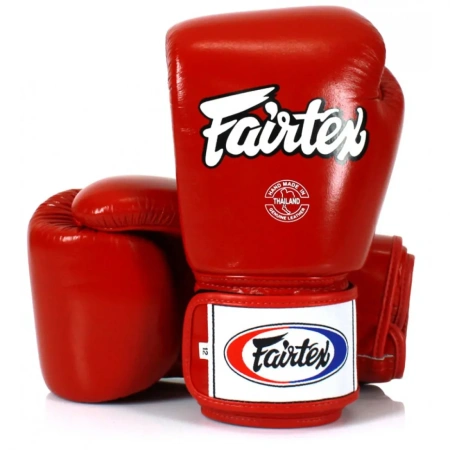 Боксерские перчатки Fairtex BGV1, тренировочные, красный – фото