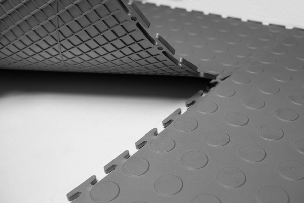 Плитка ПВХ Standart Prom, 5 мм, 500*500, серый