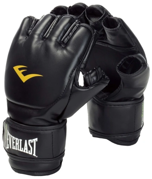 Перчатки для ММА Everlast Martial Arts Grappling PU, чёрный – фото