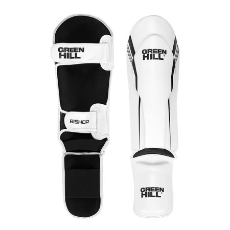 Защита голени и стопы Green Hill BISHOP SIB-2277, для тайского бокса, белый – фото