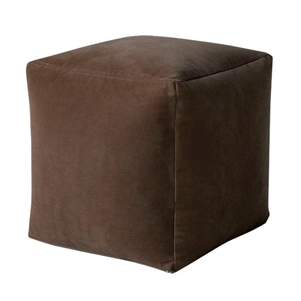 Кресло-пуфик «Кубик», коричневый – фото