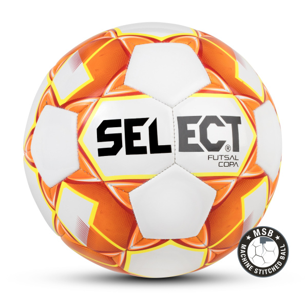 Футзальный мяч Select Futsal Copa v22 FIFA Basic, бел-оран, арт. 1093446006 – фото