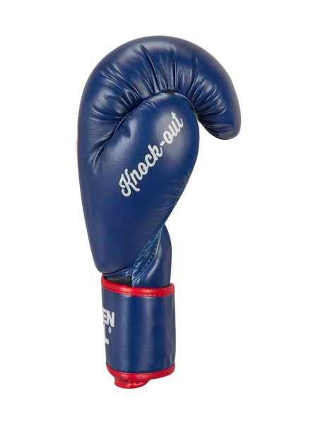 Боксерские перчатки Green Hill KNOCKOUT BGK-2266, тренировочные, синий – фото
