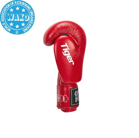 Перчатки для кикбоксинга Green Hill TIGER WAKO Approved BGT-2010w, для соревнований, красный – фото