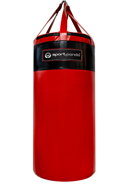 Боксерский мешок SportPanda 100 см, диаметр 55 см, вес 60 кг, красный