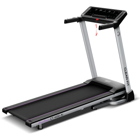Беговая дорожка Clear Fit CrossPower CT 400 AI, электрическая, домашняя – фото