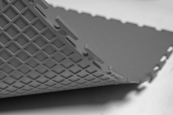 Плитка ПВХ Standart Terra, 500*500, серый – фото