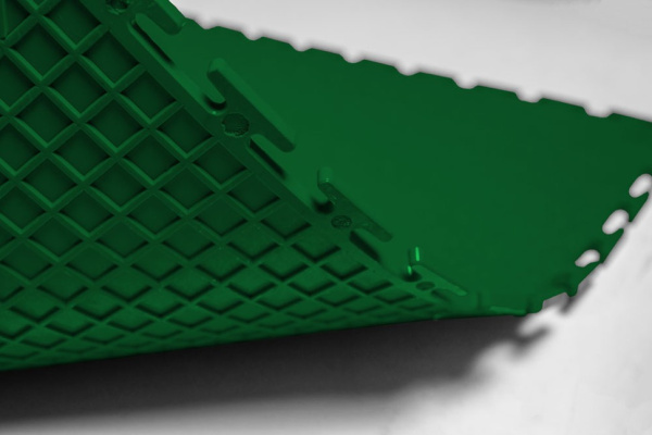 Плитка ПВХ Standart Terra, 500*500, зелёный – фото