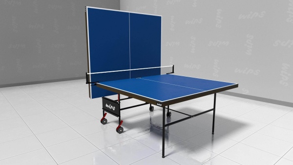 Теннисный стол WIPS Royal INDOOR, складной, синий – фото