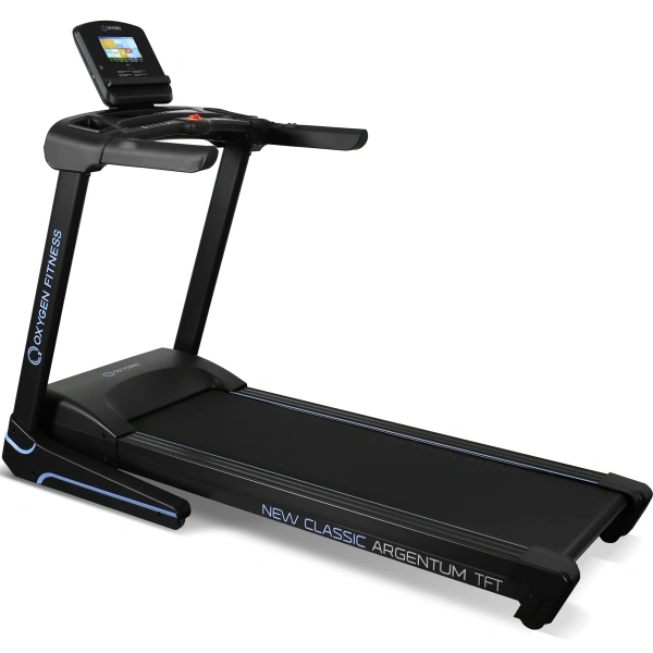 Беговая дорожка OXYGEN FITNESS NEW CLASSIC ARGENTUM TFT, электрическая, для дома – фото