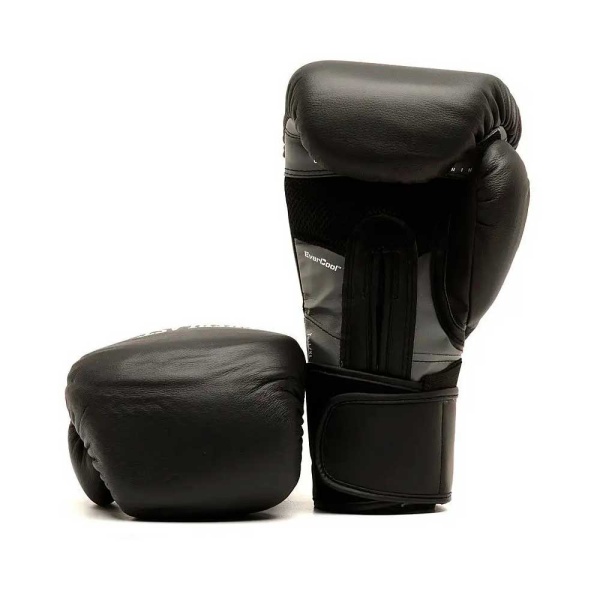 Снарядные перчатки Everlast Protex2 Leather, чёрный – фото