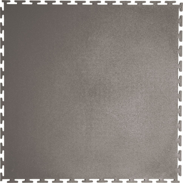 Плитка ПВХ Standart Flat, 5 мм, 500*500, серый