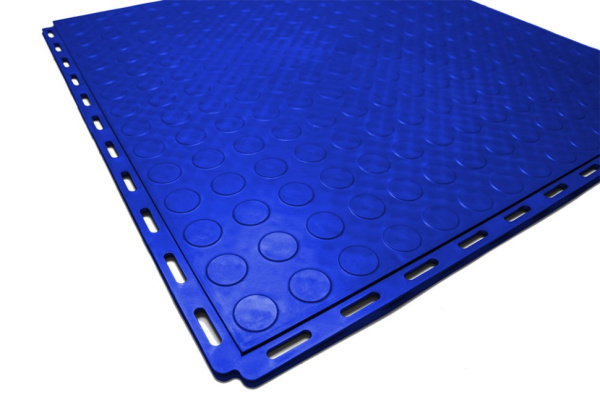 Плитка ПВХ Standart Fix, 6 мм, 500*500, синий