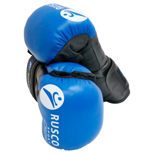 Перчатки для рукопашного боя Rusco Sport Классик, синий – фото