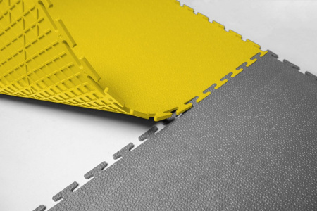 Плитка ПВХ Standart Terra, 500*500, жёлтый – фото