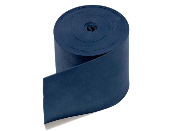 Резиновый бинт 2 метра, 7 см, толщина 1.5 мм, синий – фото