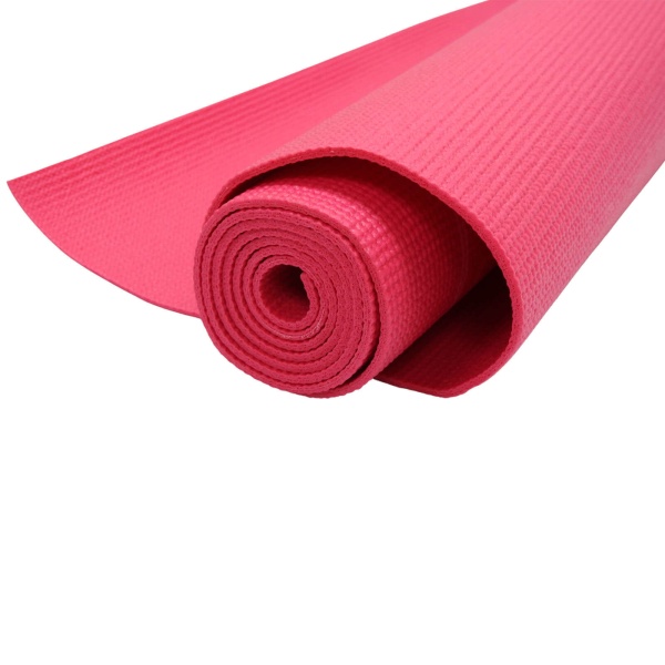 Коврик для йоги и фитнеса ESPADO ES2124-2, 3 мм, ПВХ, розовый (принт)