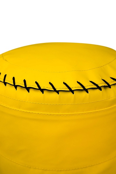 Груша-манекен для партера SportPanda, 120 см, 25 кг, чёрно-желтый