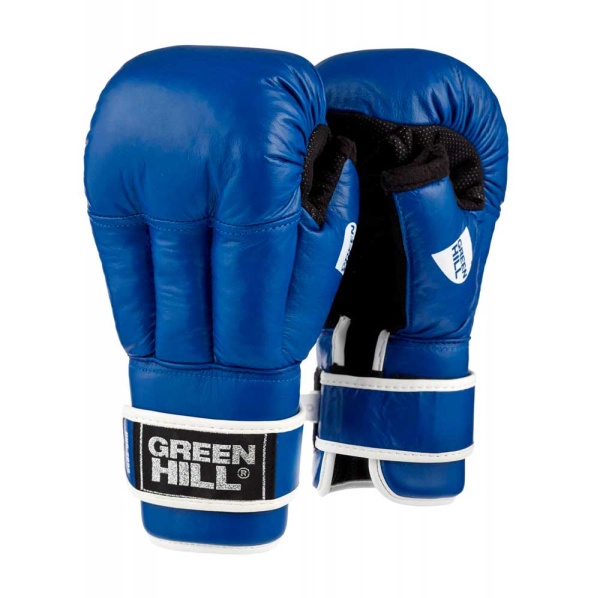 Перчатки для рукопашного боя Green Hill HHG-2095, для тренировок и соревнований, синий – фото