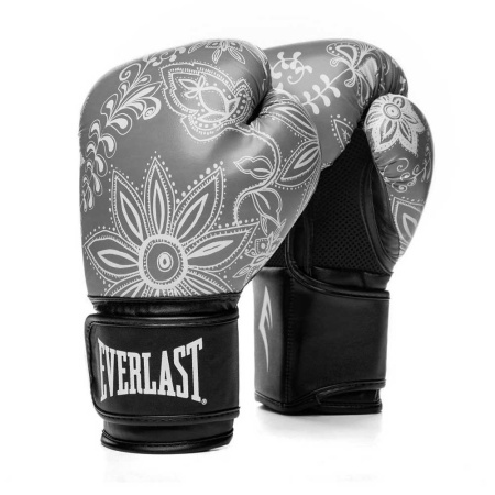 Боксерские перчатки Everlast Spark, тренировочные, серый – фото