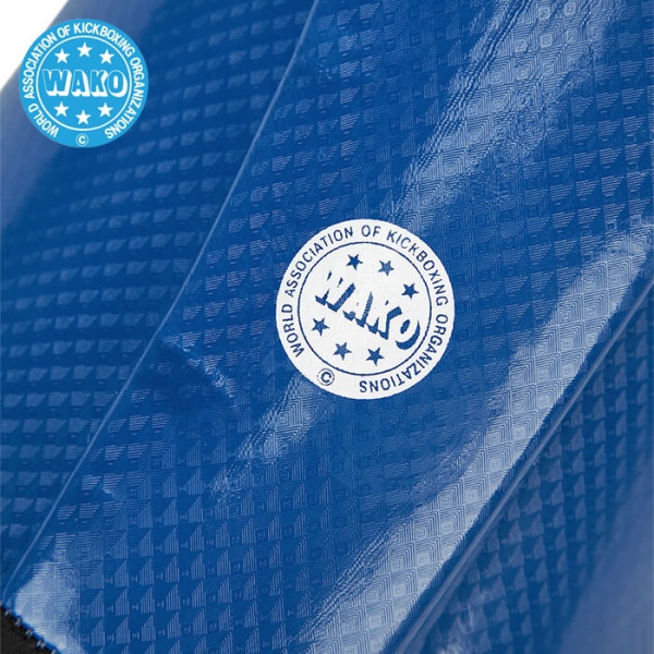 Защита голени и стопы Green Hill FULL CONTACT WAKO Approved SIP-2505w, для кикбоксинга, синий – фото