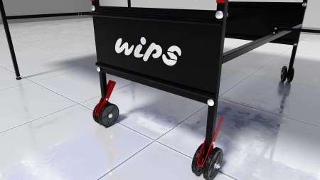 Теннисный стол WIPS Roller OUTDOOR Composite, всепогодный, складной – фото
